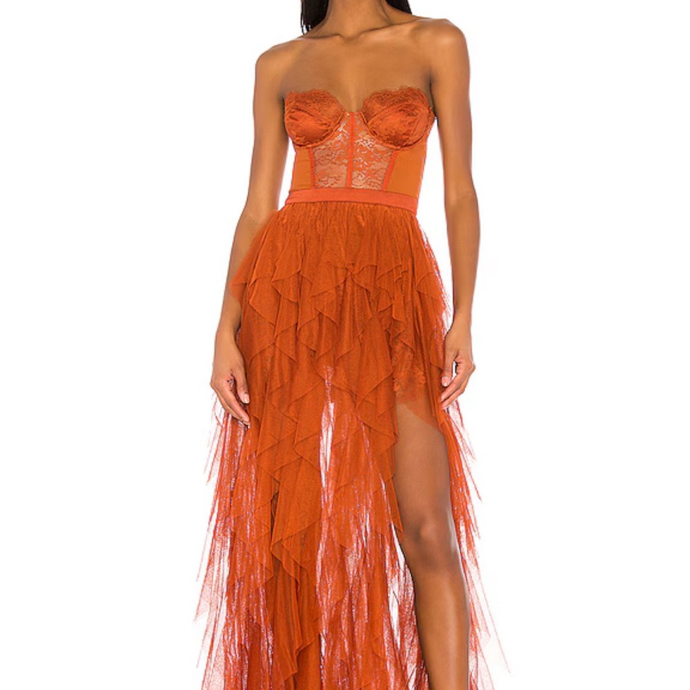 For Love and Lemons Bustier Gown